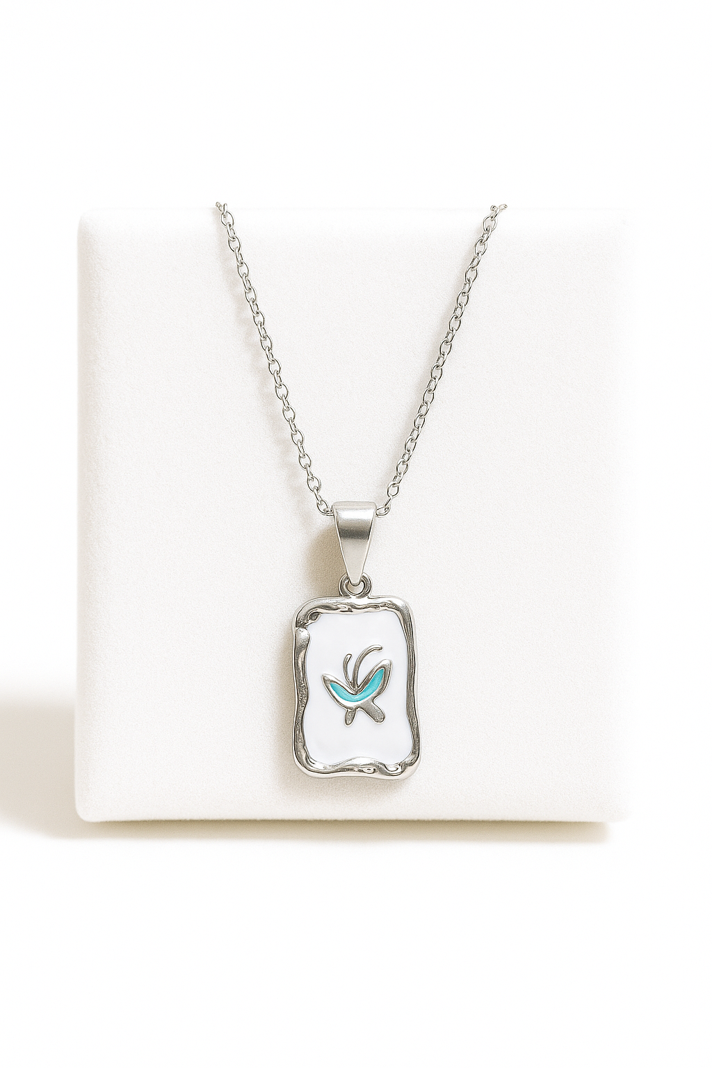 Wings of Blue Pendant necklace