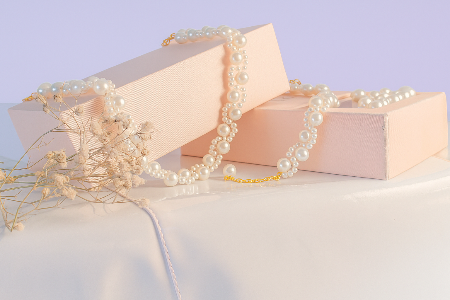 Elysian Pearl Necklace with Bracelet