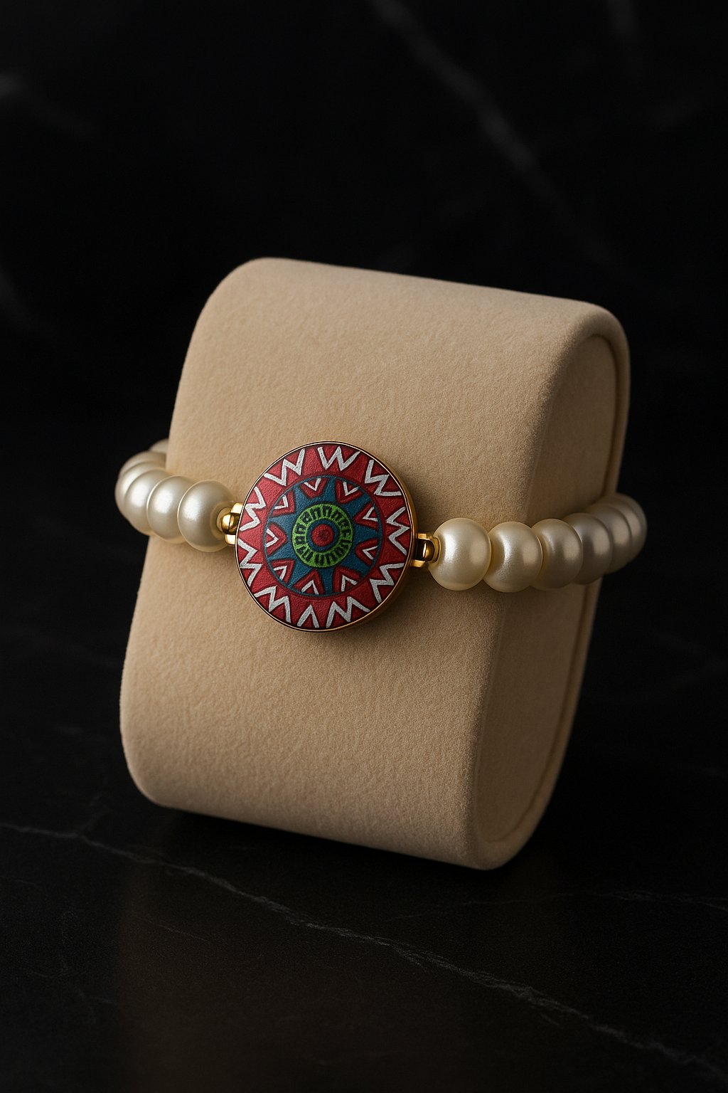 "Soul Circle" Pearl Bracelet – Handcrafted With Love & Culture