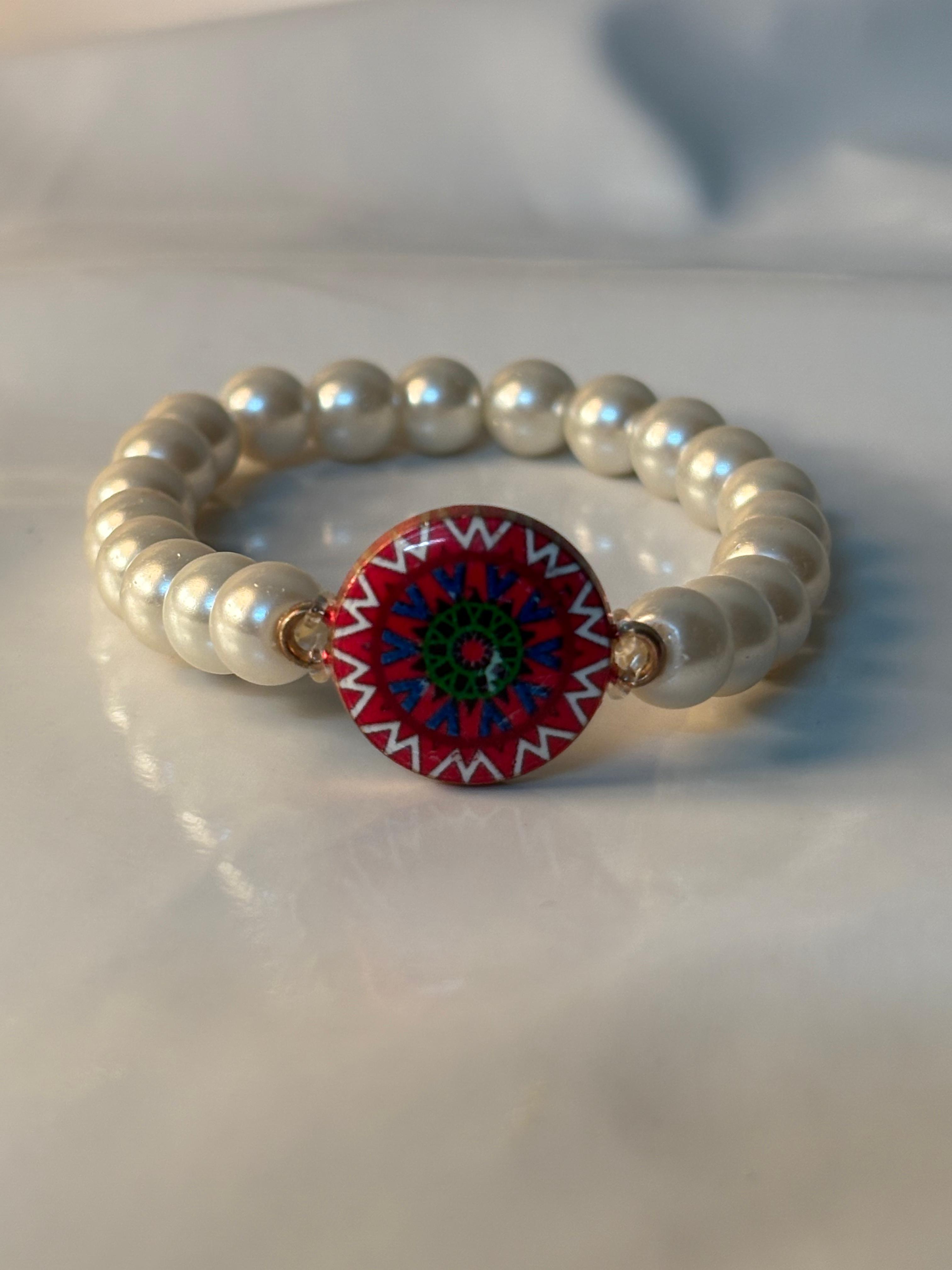 "Soul Circle" Pearl Bracelet – Handcrafted With Love & Culture