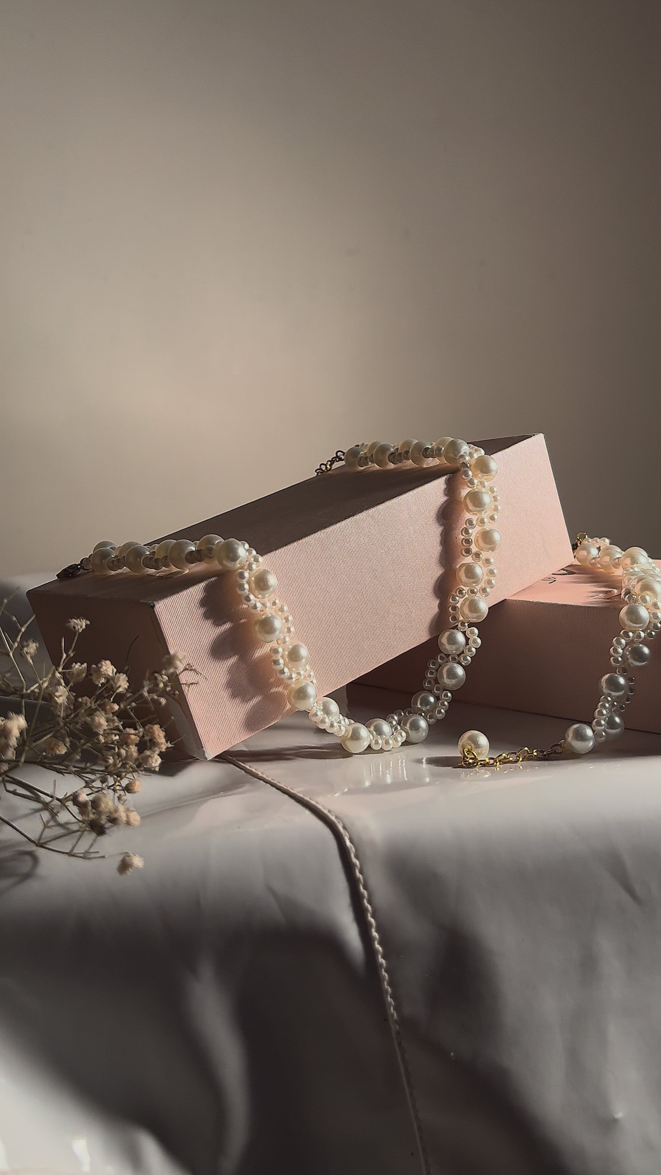 Elysian Pearl Necklace with Bracelet
